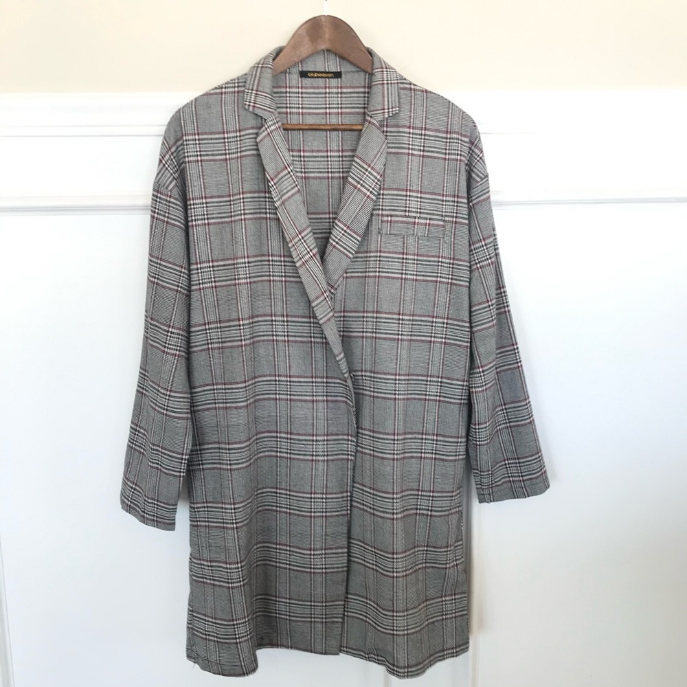 Plaid Swing Coat - Picture 3 of 9